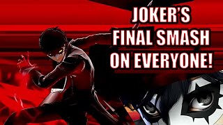 Joker uses All-Out Attack on Everyone! (DLC Included) - Super Smash Bros. Ultimate | [LSF]Chaz