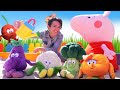 Impariamo con Peppa Pig! Nomi dei colori, della frutta e verdura - Video educativo per bambini