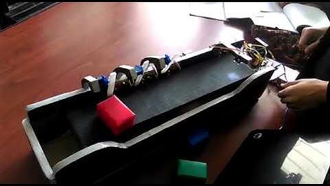 Arduino School Project (with stepper motor, servo motors and RGB color sensor) test02