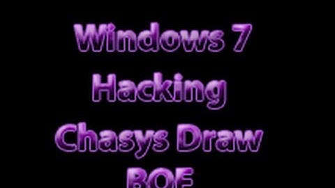 Windows 7 hacking Chasys Draw Buffer Overflow