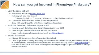 Phenotype Phebruary Introduction (Patrick Ryan • Feb. 1 Community Call)