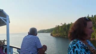 видео: Уходим с Валаама. Вечер на теплоходе. картинка: Уходим с Валаама. Вечер на теплоходе.