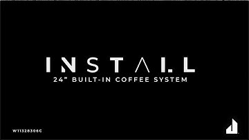 How to Install the 24" Built-In Coffee System | JennAir