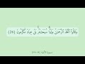 سورة الأنبياء ١٩ ٢٩ مكررة للحفظ 