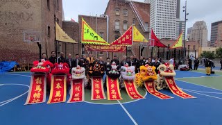 Lion Dance Scrolls Grand Finale ~ Kung Fu Day San Francisco Chinatown