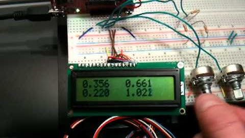 LaunchPad + 4 * ADC + LCD
