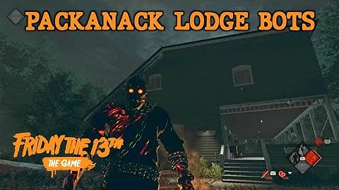 Friday The 13th The Game. Savini Jason vs Packanack Lodge Bots (Hard Difficulty)