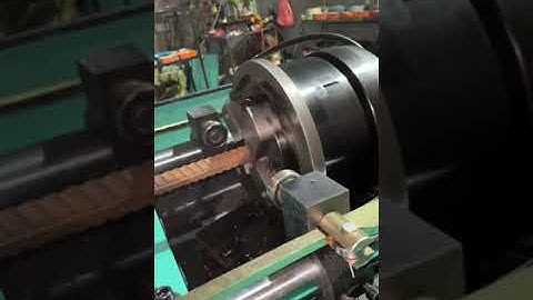Rebar thread rolling machine