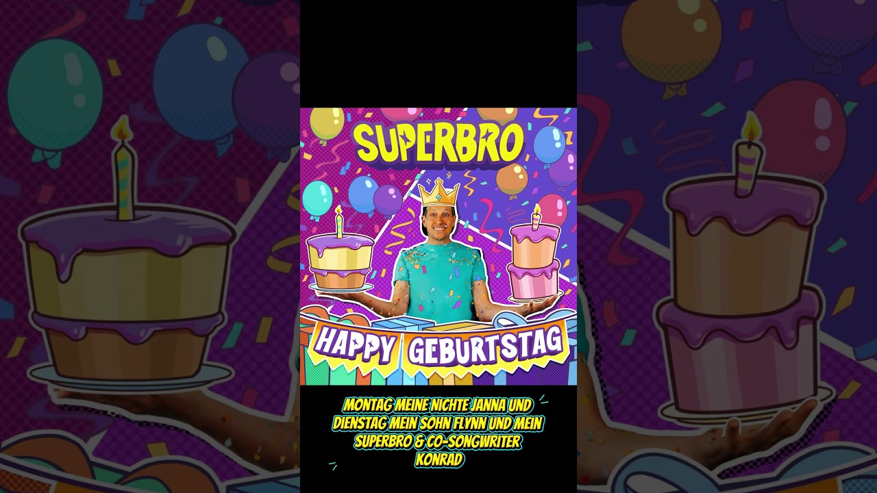 Auf euch, ihr kleinen & großen Geburtstagskinder! 🎂🎉 #geburtstag #geburtstagslied #happygeburtstag