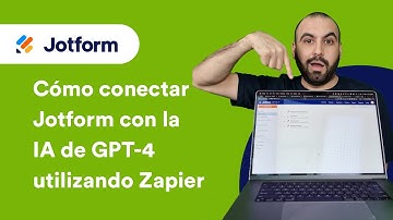 Cómo conectar Jotform con la IA de GPT-4 utilizando Zapier