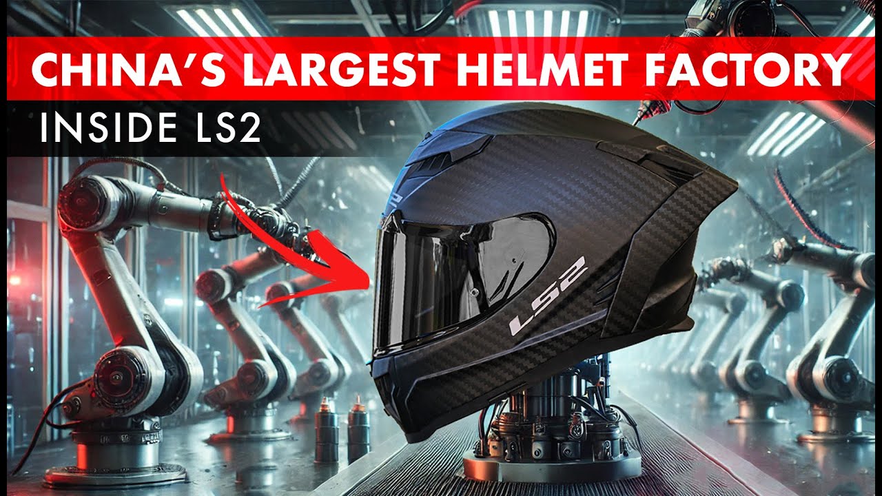 The Incredible Engineering behind LS2 Helmets! FACTORY TOUR CHINA!