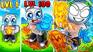 I Became MOST OVERPOWERED in Elemental Powers Tycoon (Roblox)