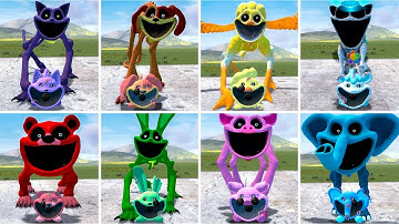 EVOLUTION OF EVERY SMILING CRITTERS GIANT FORM POPPY PLAYTIME CHAPTER 3 In Garry