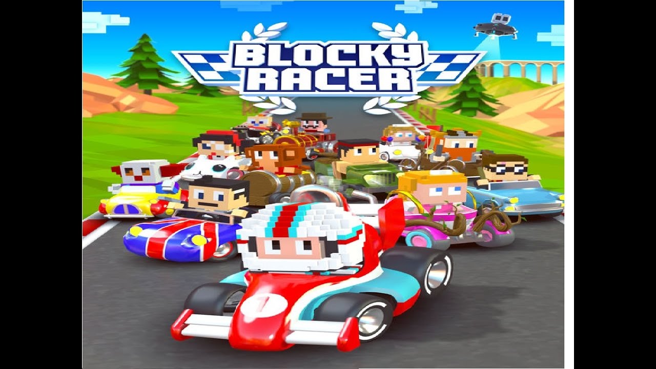 Blocky Racer BLOCKY RACER by FULL FAT iPhone Game play - YouTube