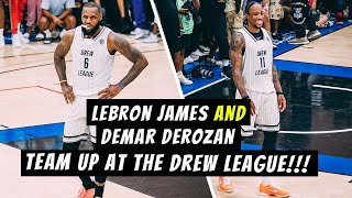 LeBron James & DeMar DeRozan Are Unstoppable Together At The Drew League!!! Full Game Highlights
