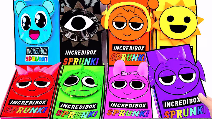 Paper DIY 💖 Unboxing INCREDIBOX Blind Box, How to make Blind Bag | Tana Cubes DIY