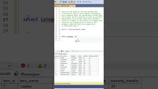 Celebrity Crack SQL Interviews: Average Price Query Step by Step! #sql #coding #dataanalytics #database#data Profile