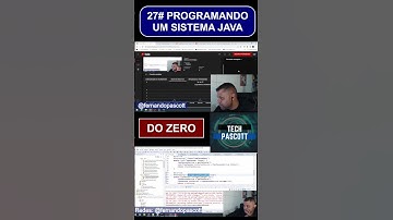 #1.27 Programando Sistema do ZERO com Java - JSP - HTML - CSS - Mysql #coding #livecode #java