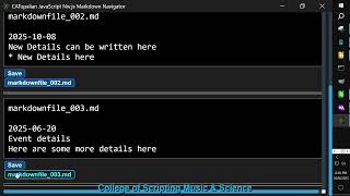 JavaScript NW.js Markdown Navigator