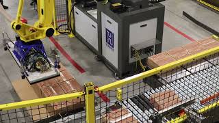 Hamrick Packaging Systems - 600D-S Case Packer and P10-R Robotic Palletizer for a Beverage Company