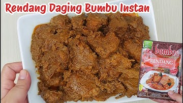 RENDANG DAGING SAPI BUMBU INSTAN, ENAK DAGINGNYA EMPUK BERBUMBU