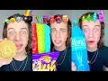 Giant Candy Mukbang ASMR | Colorful Gummy Worms &amp; Sour Treats Compilation #25