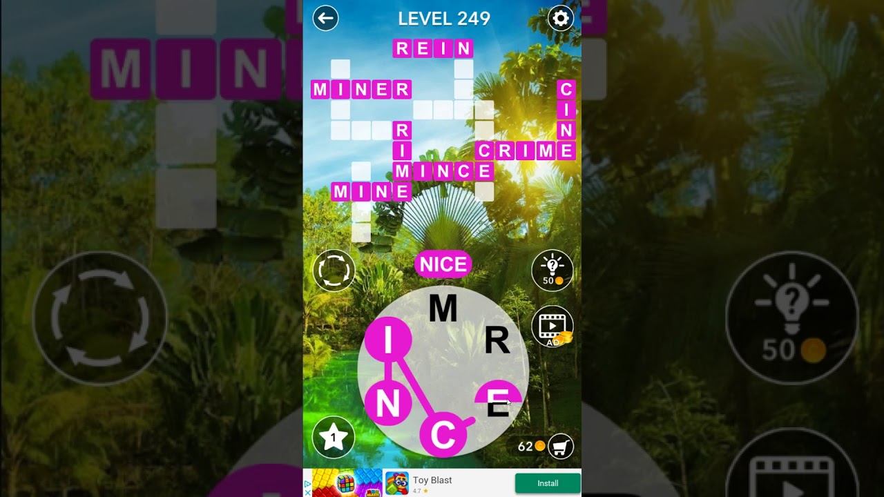 Word Crossword Search level 249