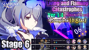 Memory of Chaos Stage 6 Complete F2P (3 Star Full Run) | Honkai: Star Rail [1.4]