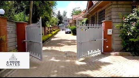 Automatic Swing Gate Installation - Kenya