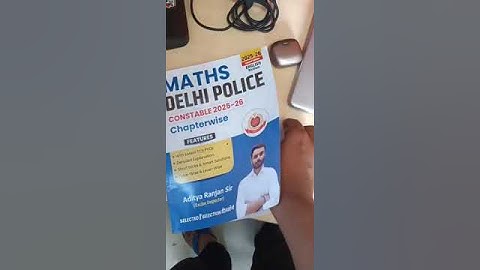 DELHI POLICE CONSTABLE Maths book chapterwise type waise Aditya Ranjan sir #ssc #maths