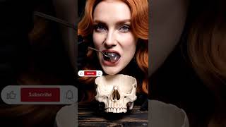 Bizarre Asmr Eating A Realistic Gummy Brain Sticky Squelch Sounds