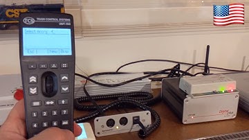 DCCTRAIN Layout TCS UWT100 works with LENZ Digital Plus