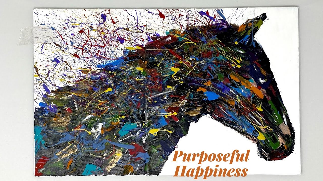 Hand Painted Horse Junk Journal Flip Through