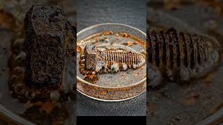 Rusty Hex Head Bolt Restored to Brand New – Satisfying Macro Cleaning