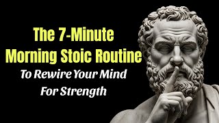 The 7-Minute Morning Stoic Routine To Rewire Your Mind for Strength | Stoicism 21st