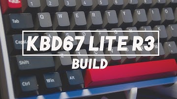 Building my KBD67 Lite R3