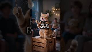 Orange Cat CEO Gives Brutal Performance Review to His Humans