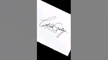 lokesh signature style video | L letter design video | Top sign video | #viral #reels #sign #art