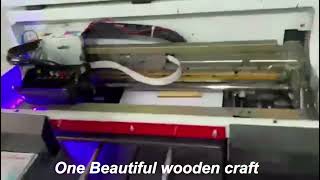 One Beautiful Wooden Craftonly Need Five Minutes Orinted By Achi Uv Printer