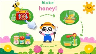 Baby Panda's Animal FARM || Understand Hard Effort To Obtain Food And Learn To Save Food || BabyBus screenshot 3