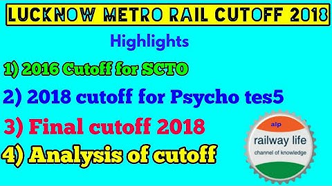 Lmrc Cutoff & Analysis 2018 For Scto