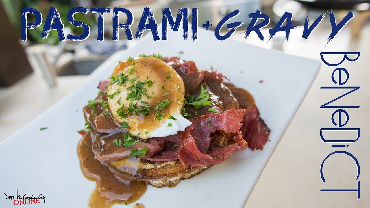 The Best Pastrami and Gravy Benedict SAM THE COOKING GUY 4K YouTube