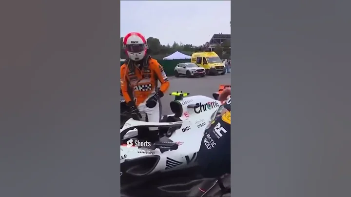 My Favorite Moments max verstappen congratulates Lando Norris on P3 😍 #maxverstappen #landonorris