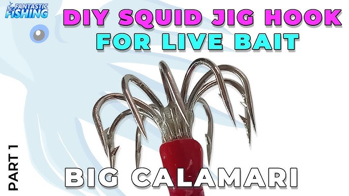 how to make hook for your wooden squid lure.. Step - 3 