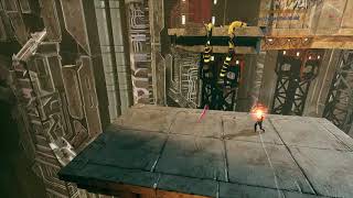 Ghostrunner - A Look Inside: Use Grapple Points and Dash Attack Guards PS4 Pro Gameplay (2020)