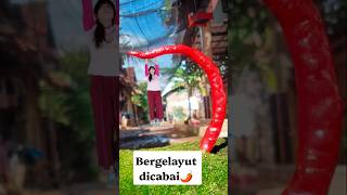 Hanging from a chili pepper 🌶️ #funny #photography #shorts #edit #illusion #viral