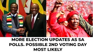 MORE ELECTION UPDATES AS SA POLLS. 2ND VOTING DAY MOST LIKELY