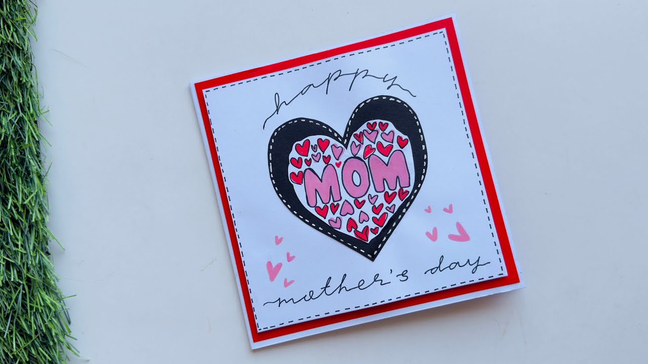 DIY Mother’s Day Card/Beautiful & Easy Handmade Mothers Day Card Idea ...