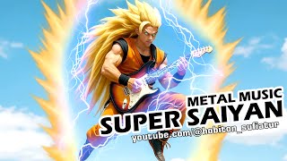 Metal Music Dragon Ball Super Saiyan #dragonball #supersaiyan #music #metal screenshot 4