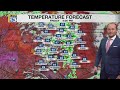 Rain chances return Friday before temperatures climb again this weekend